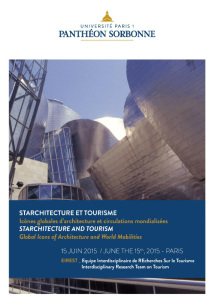 Starchitecture and tourism